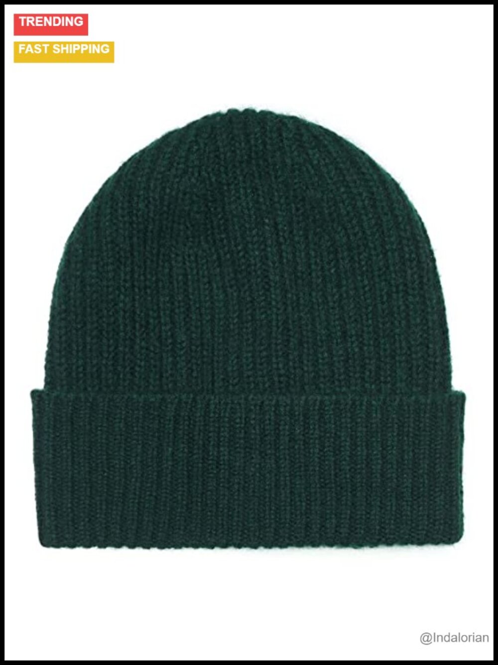 100% Cashmere Beanie Hat Made in Scotland Warm Winter SkullCap